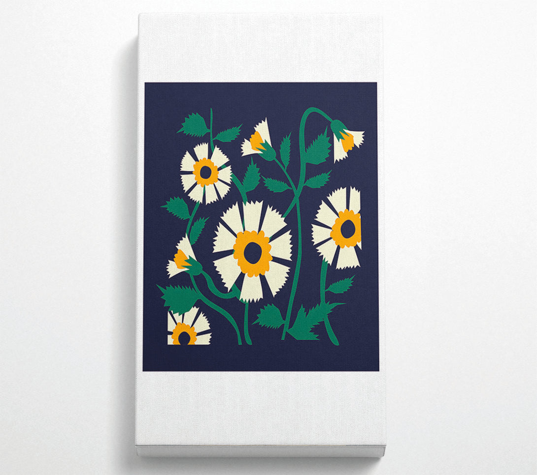  A Canvas Print of Flower Tropical Bohemian Canvas Wall Art