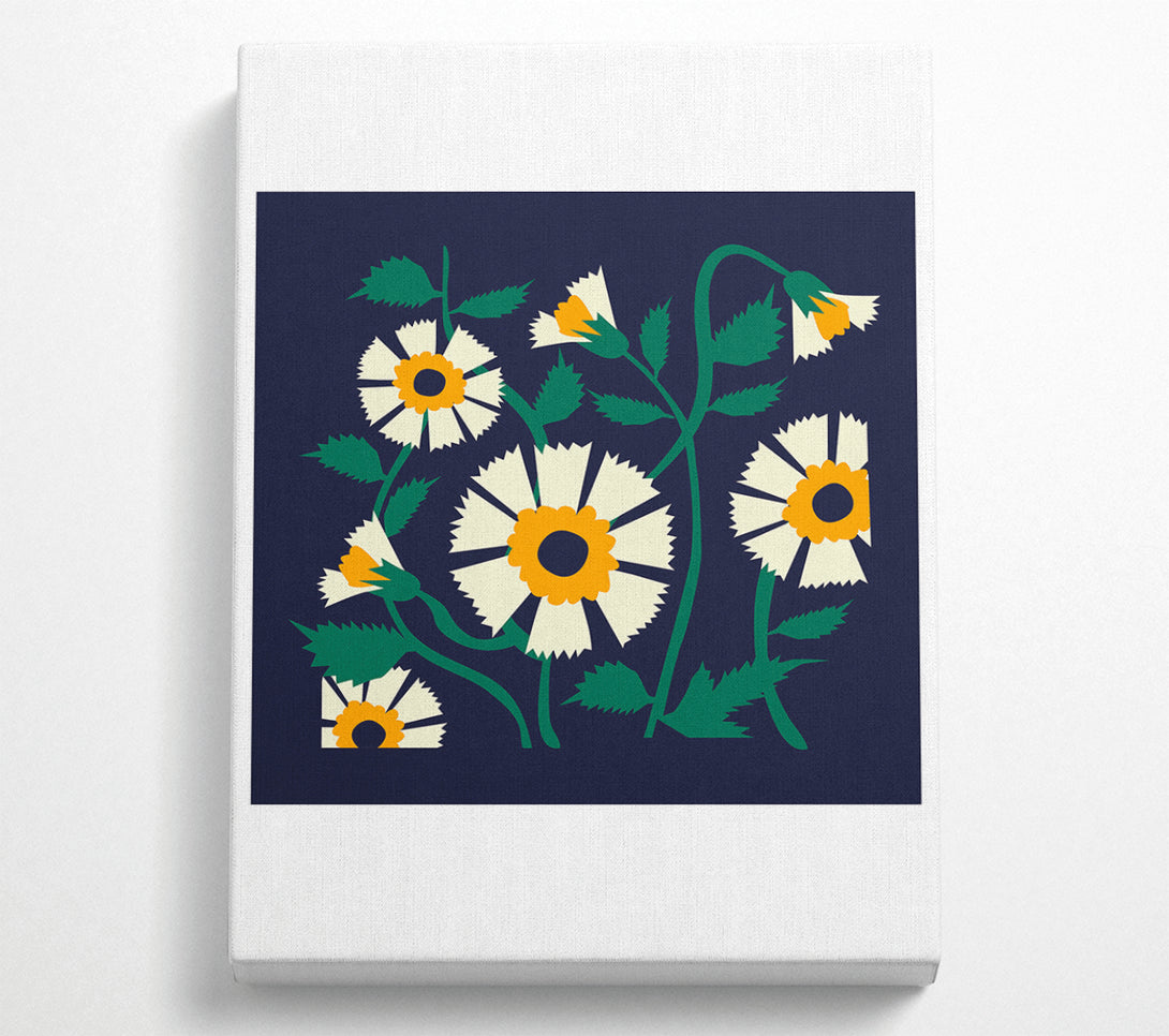  A Canvas Print of Flower Tropical Bohemian Canvas Wall Art