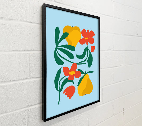 Flowers And Pears Bohemian