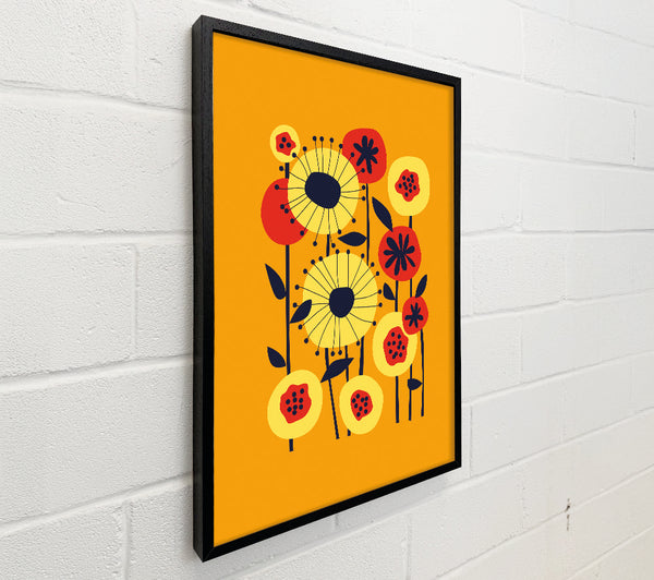 Flowers Yellow And Orange Boho