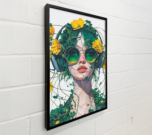 Foilage Woman Headphones