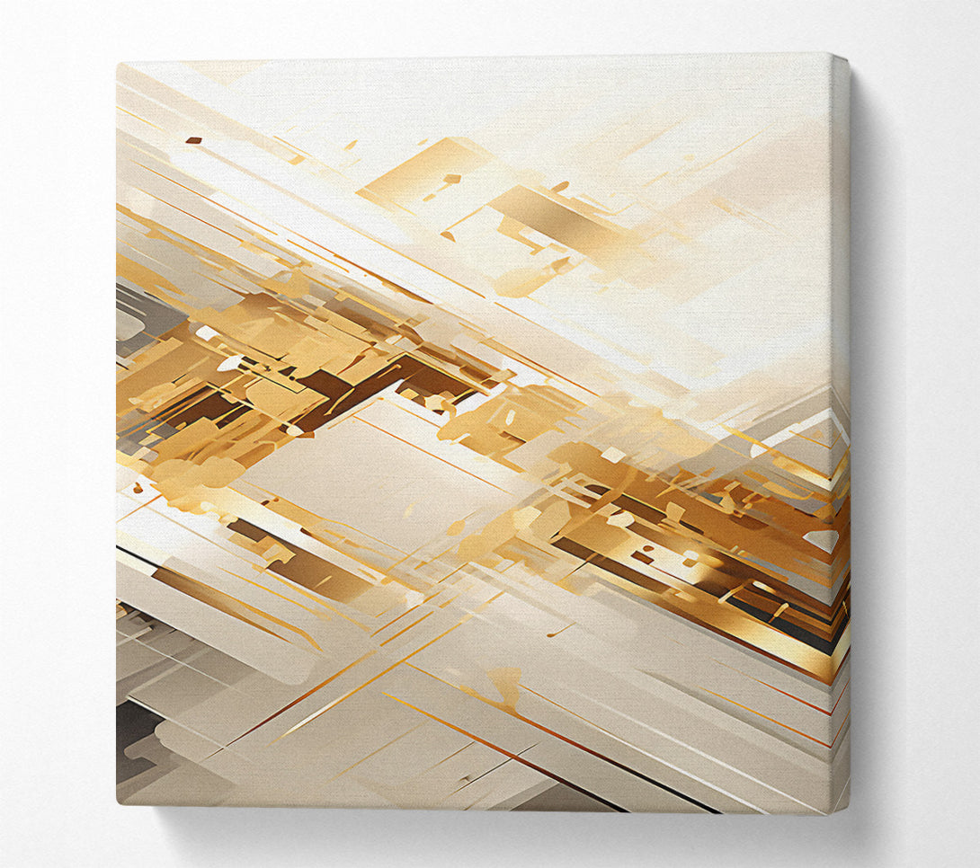  A Canvas Print of Fold Fractals Canvas Art