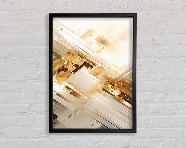 Fold Fractals Framed Print