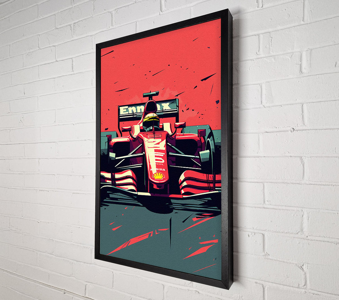  A Canvas Print of Formula One Drive Canvas Art