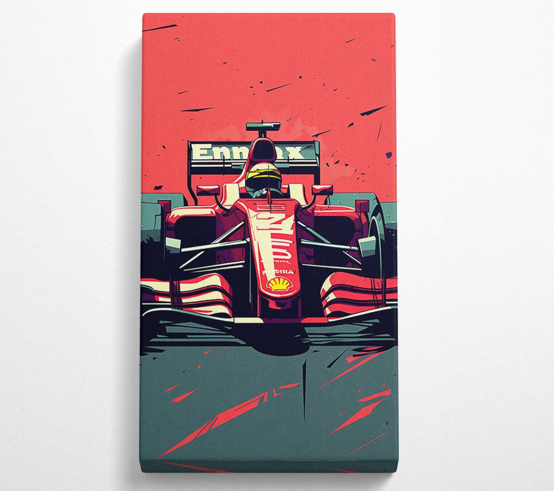  A Canvas Print of Formula One Drive Canvas Art
