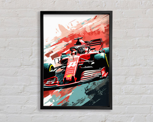 Formula One Driver Framed Print