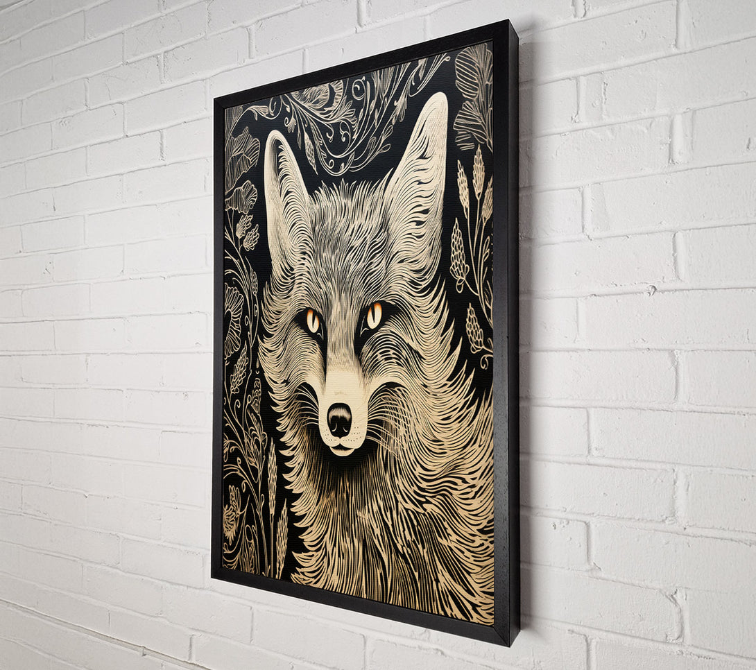  A Canvas Print of Fox Glow Canvas Art