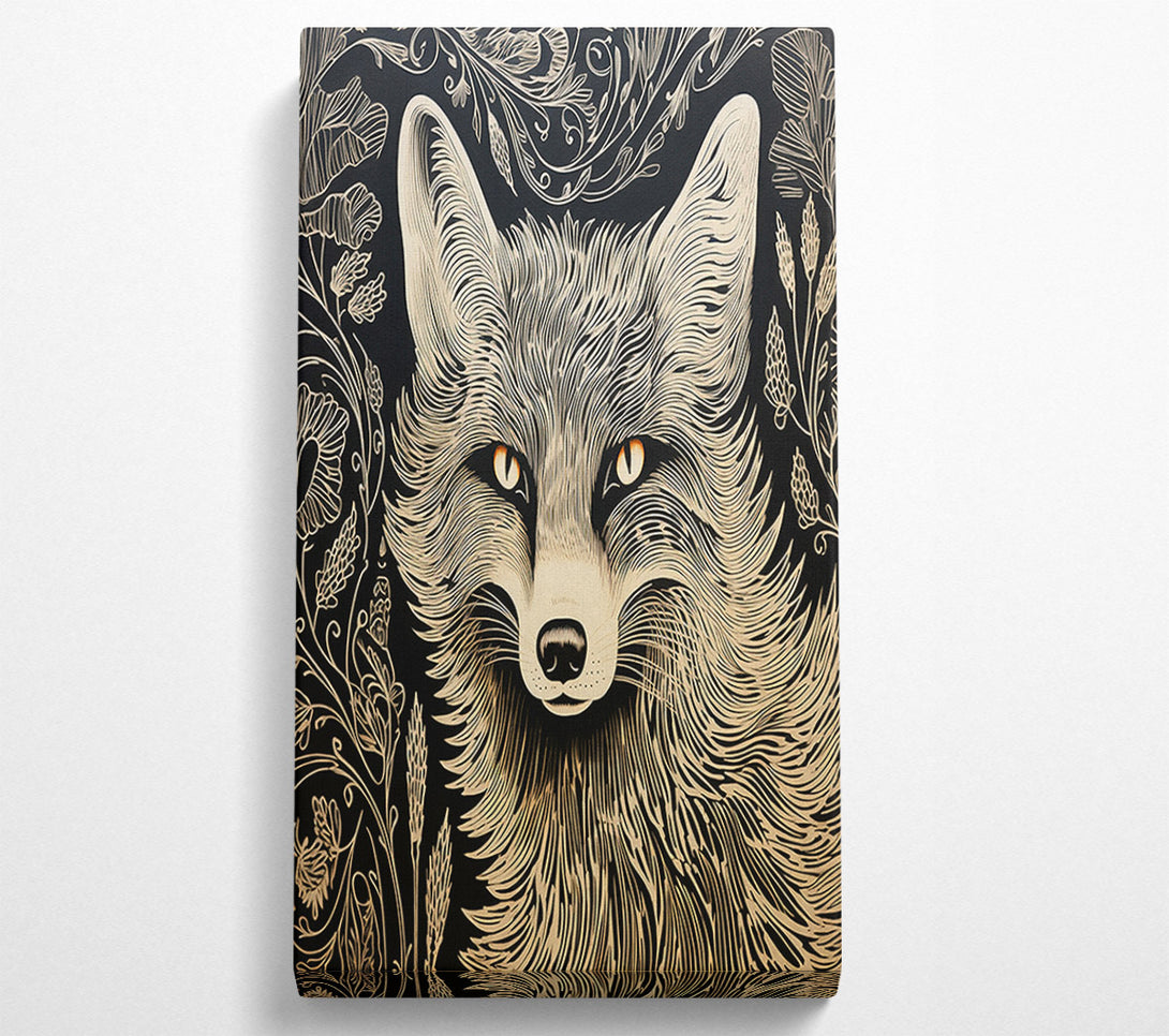  A Canvas Print of Fox Glow Canvas Art