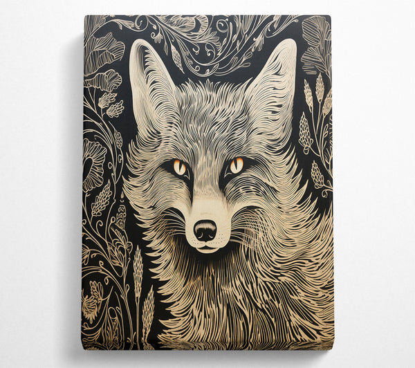  A Canvas Print of Fox Glow Canvas Art