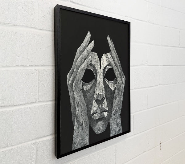 Black Veiled Mask