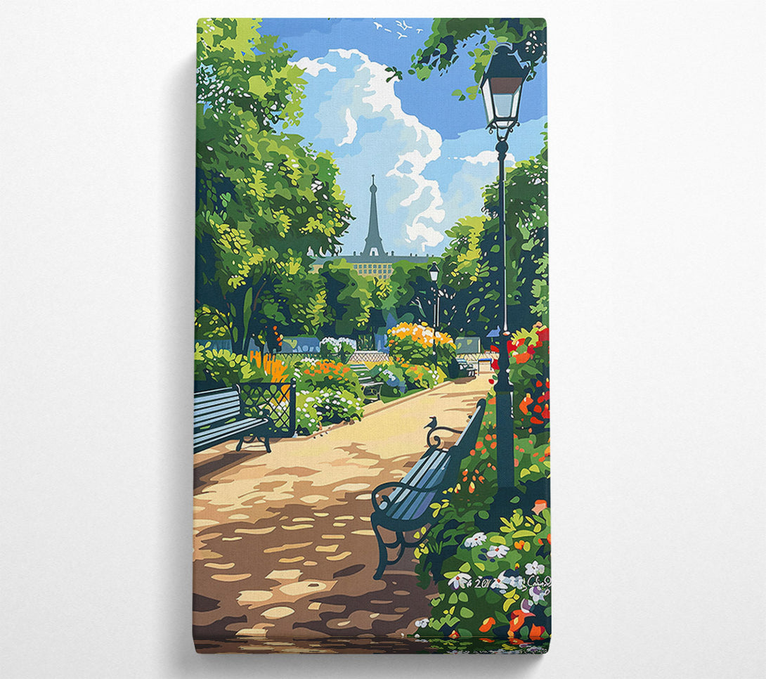  A Canvas Print of Golden Parisian Daydream Canvas Print