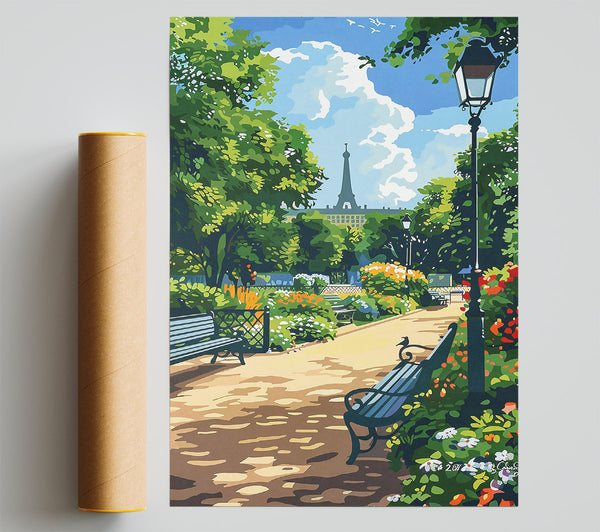 Golden Parisian Daydream Giclee Print
