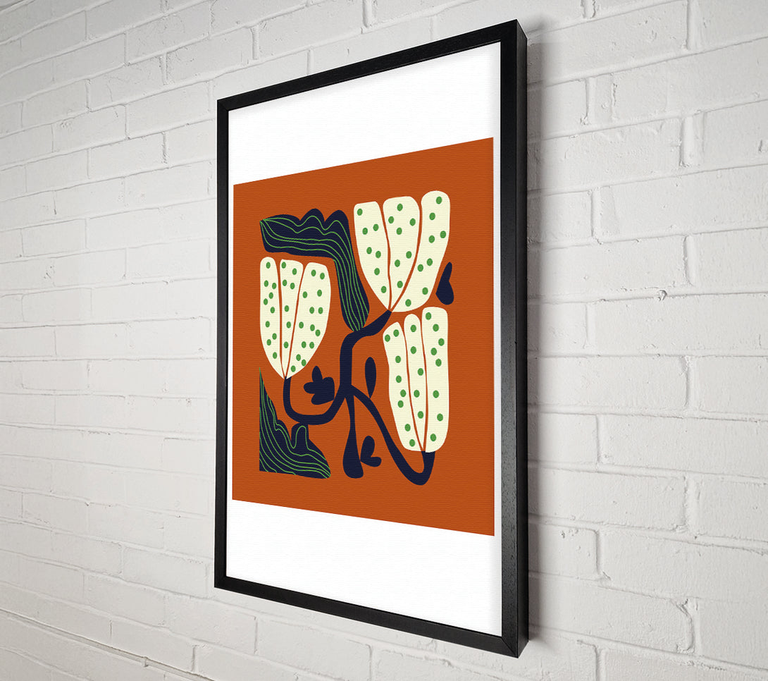  A Canvas Print of Funky Botanical Boho Canvas Art