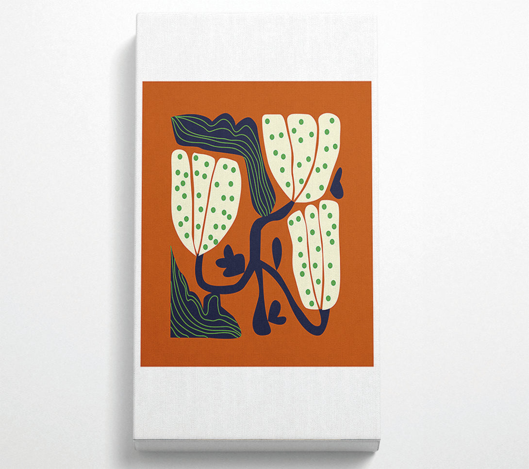  A Canvas Print of Funky Botanical Boho Canvas Art