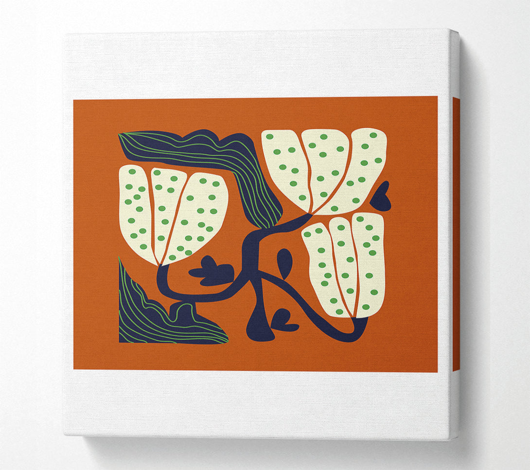  A Canvas Print of Funky Botanical Boho Canvas Art