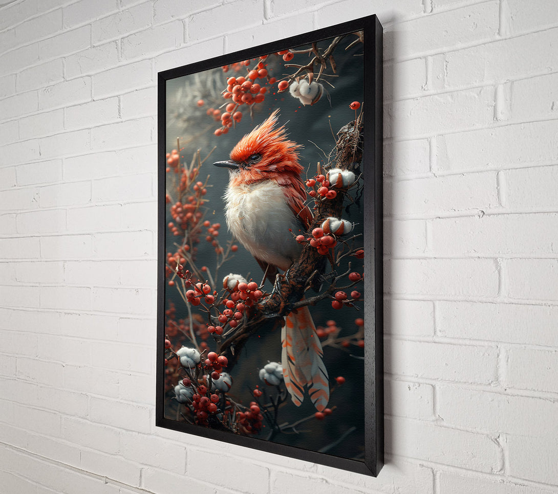  A Canvas Print of Crimson Feather Song Canvas Print