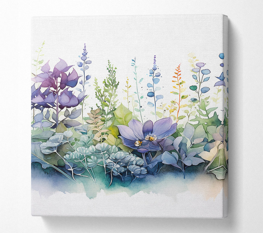  A Canvas Print of Garden Plants Canvas Art