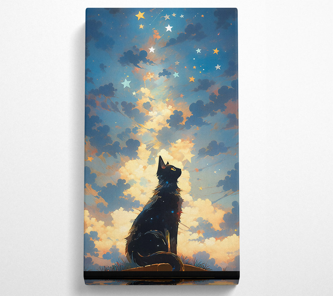  A Canvas Print of Golden Sky Whispers Canvas Art