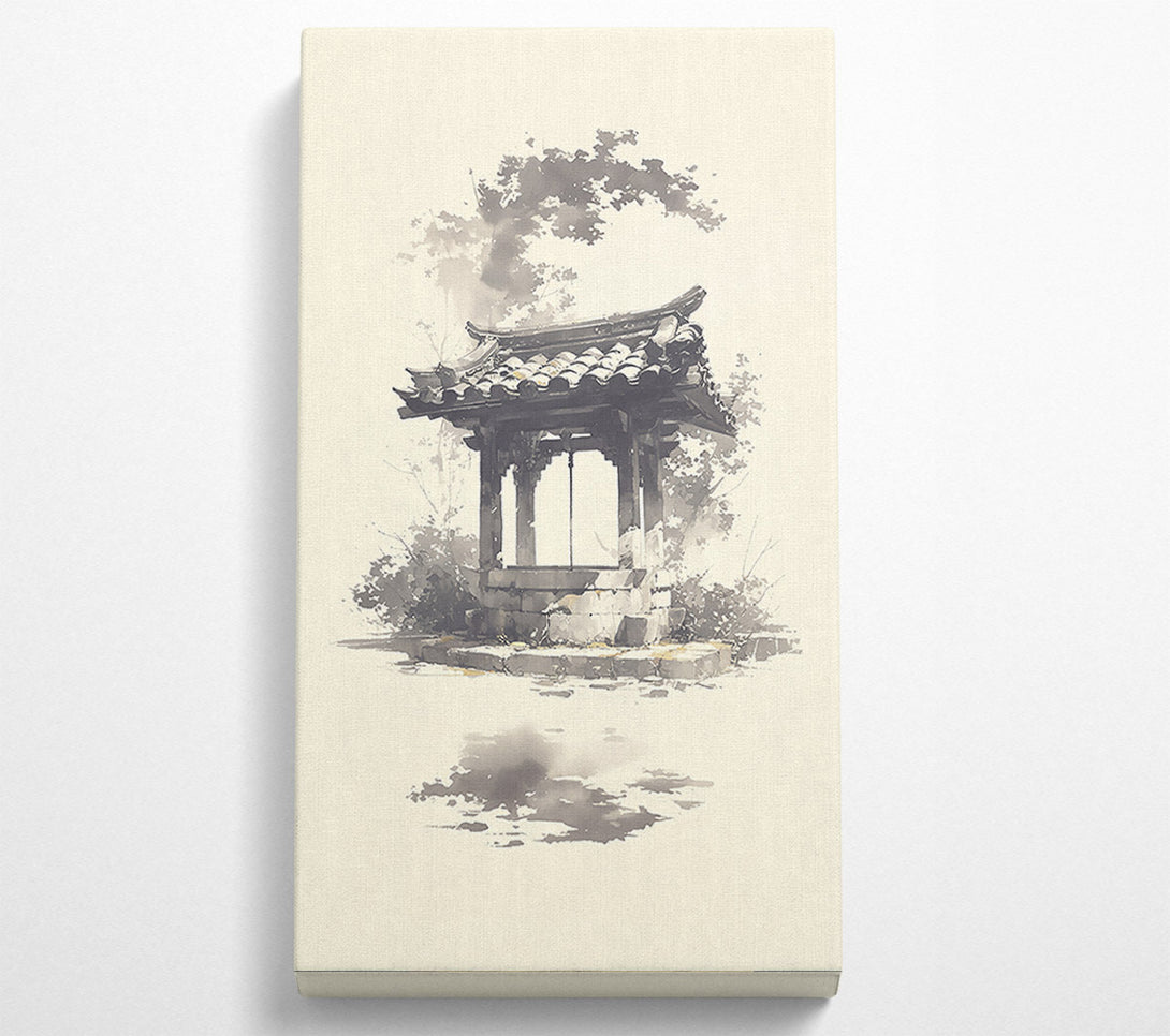  A Canvas Print of Grey Hues Of Zen Canvas Wall Art