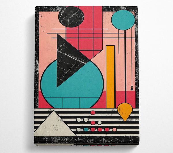  A Canvas Print of Geometric Marble Canvas Print