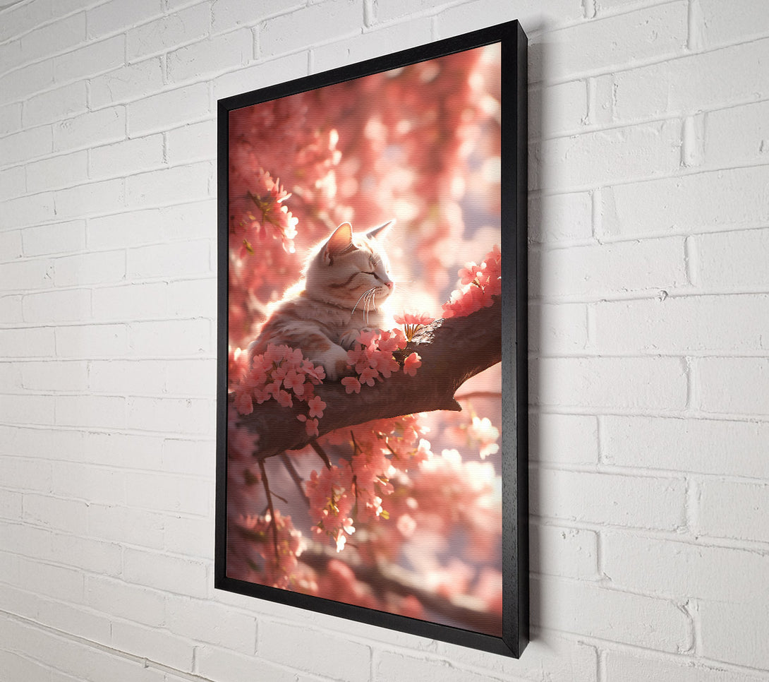  A Canvas Print of Pink Blossoms And Dreams Canvas Art