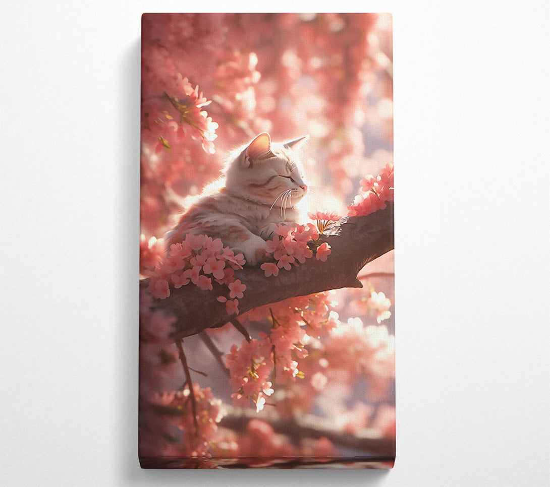  A Canvas Print of Pink Blossoms And Dreams Canvas Art