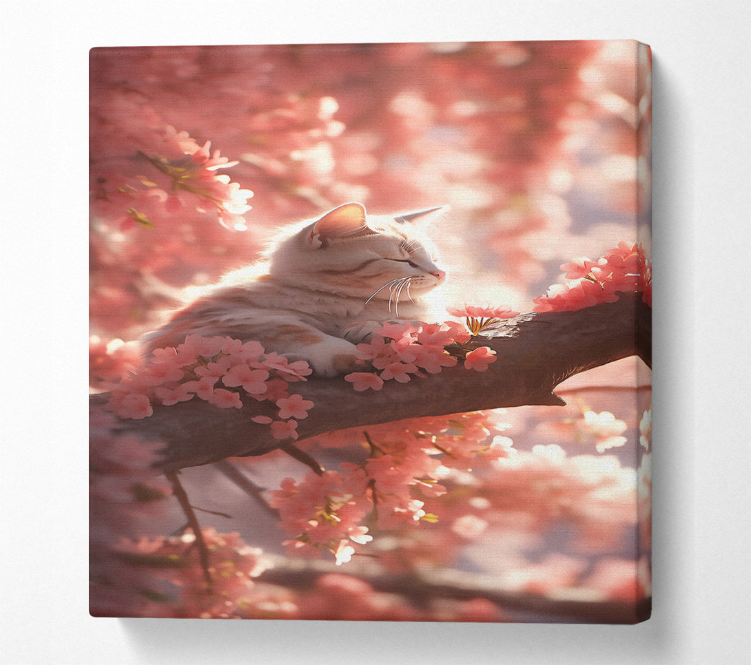  A Canvas Print of Pink Blossoms And Dreams Canvas Art