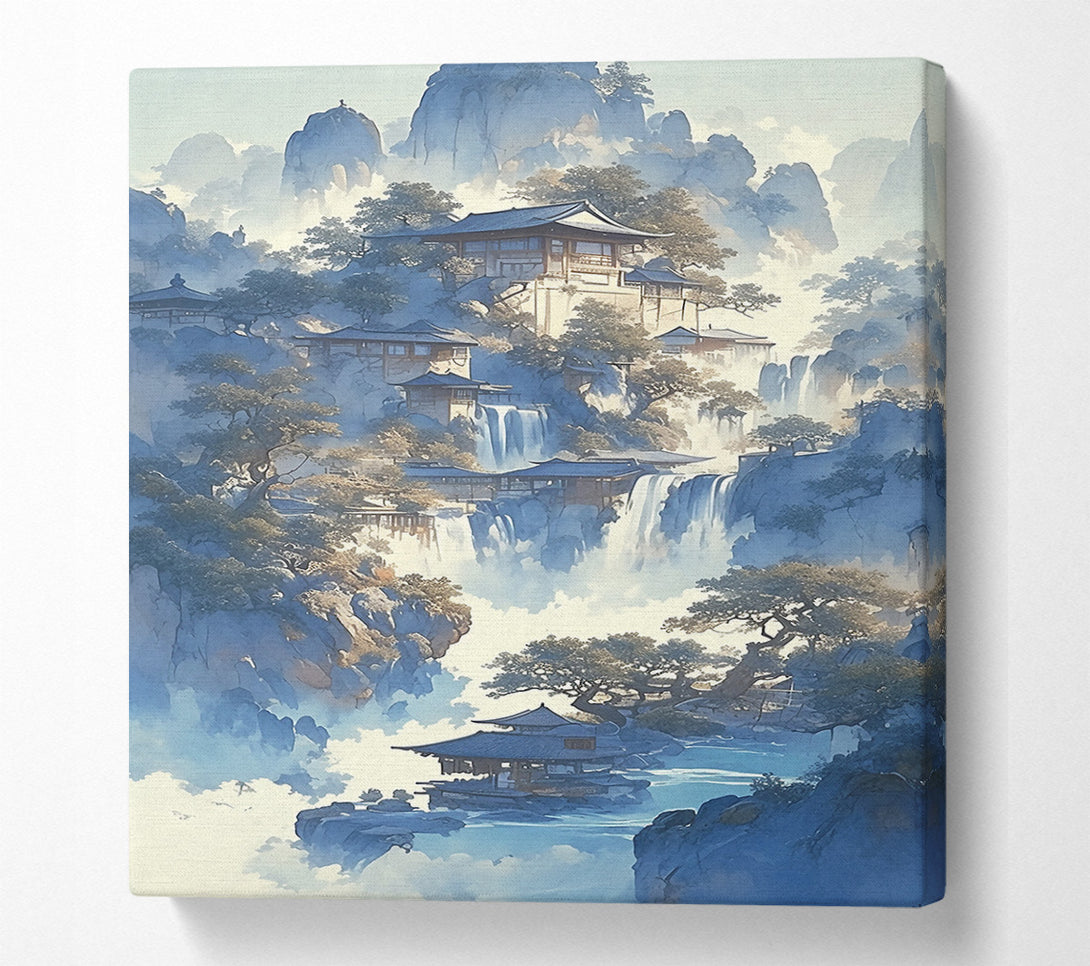  A Canvas Print of Blue Mountain Sanctuary Canvas Art