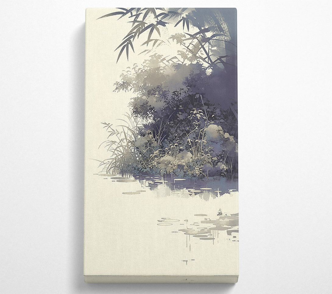  A Canvas Print of Azure Lagoon Dreams Canvas Print