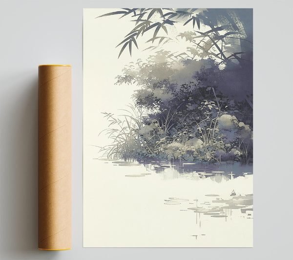 Azure Lagoon Dreams Print