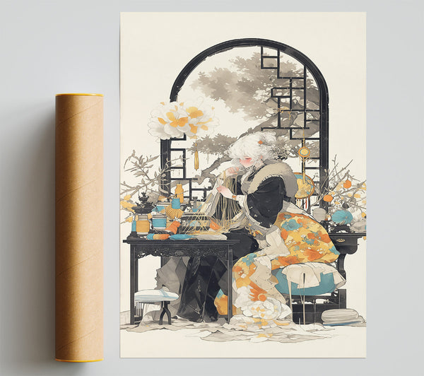 Golden Thread Window Poster