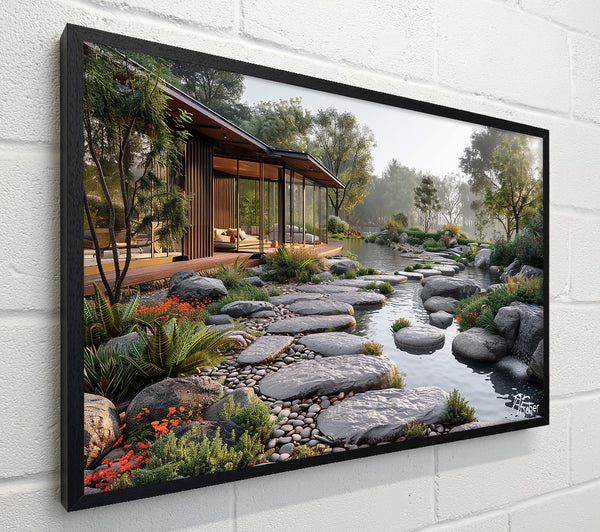 Serene Grey Reflections