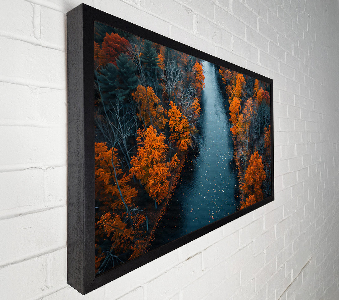  A Canvas Print of Crimson River'S Edge Canvas Wall Art