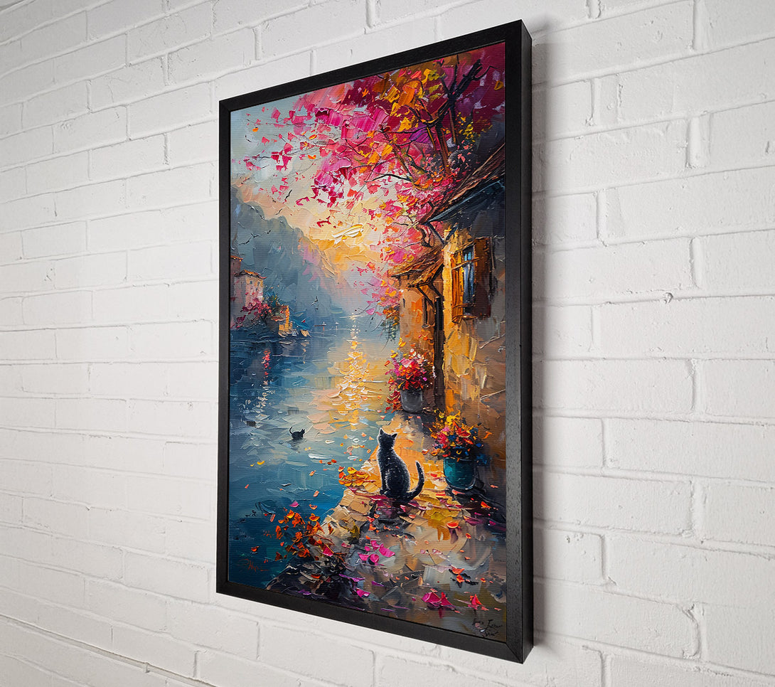  A Canvas Print of Pink Sunset Dreamscape Canvas Art