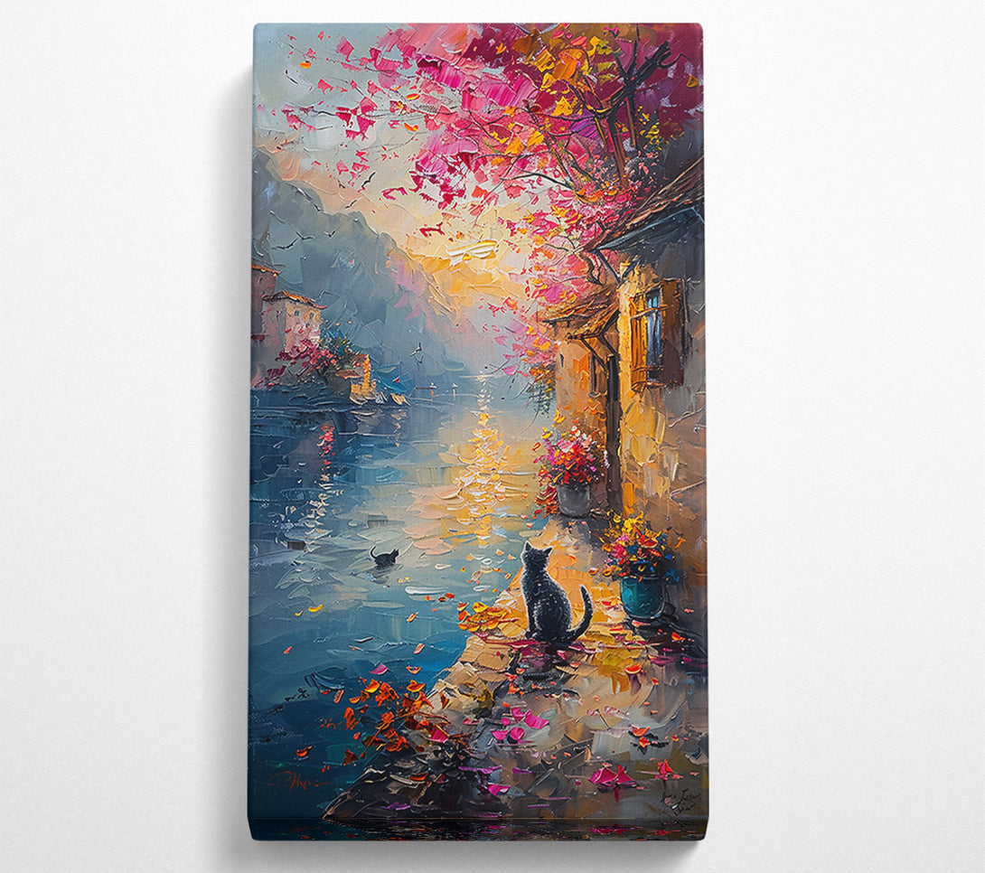  A Canvas Print of Pink Sunset Dreamscape Canvas Art