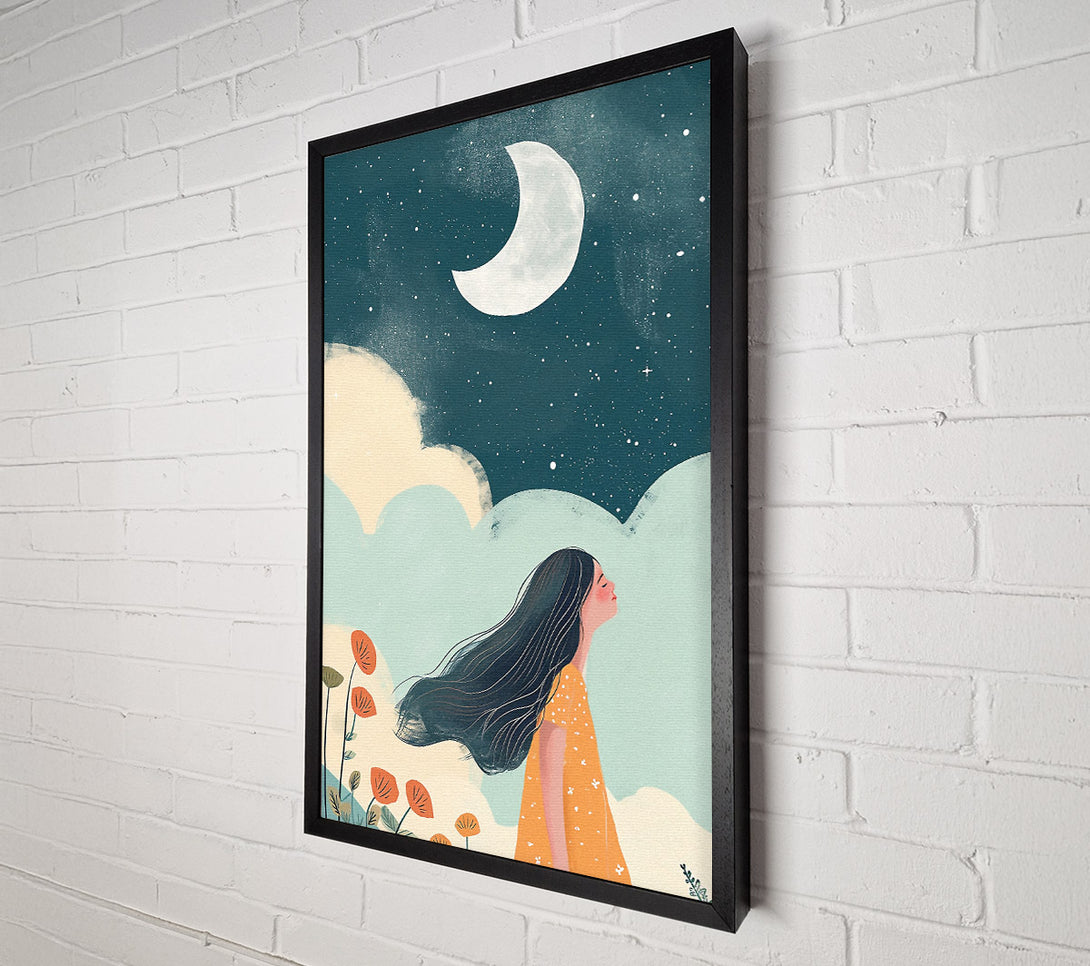  A Canvas Print of Girl Fantasy Dreams Canvas Art