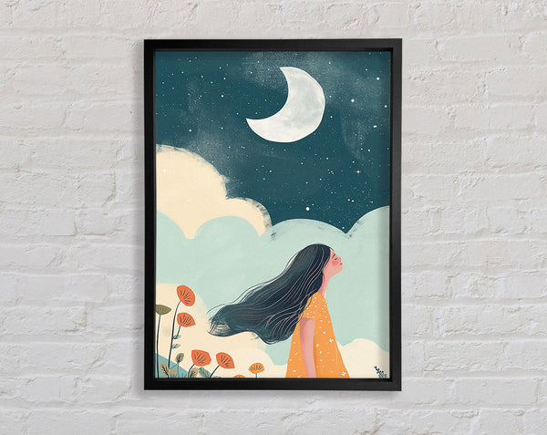 Girl Fantasy Dreams Framed Print