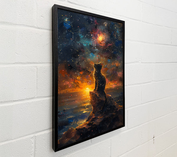 Golden Starry Night