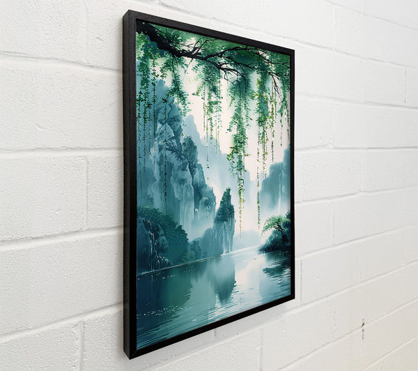 Emerald Water Reflection