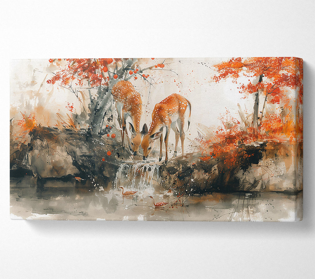  A Canvas Print of Rust-Colored Tranquility Canvas Print