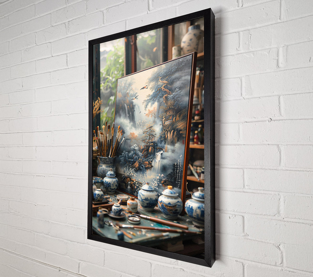  A Canvas Print of Blue Mountain Escape Canvas Art