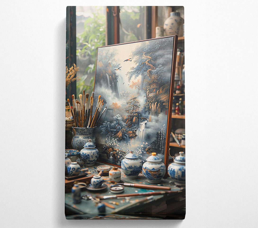  A Canvas Print of Blue Mountain Escape Canvas Art