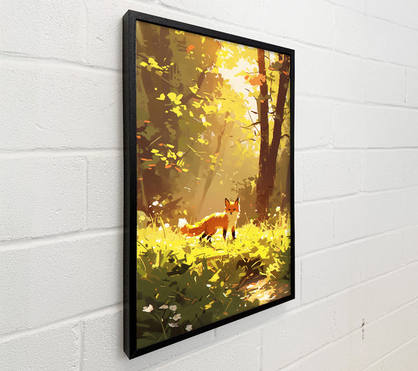 Golden Fox In The Woods