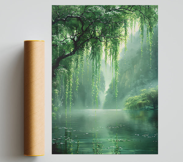 Emerald Water Dreams Poster