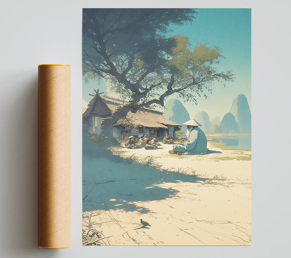 Blue Village Story Giclee Print