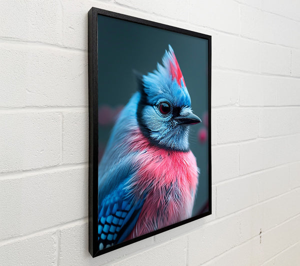 Azure Bird Portrait
