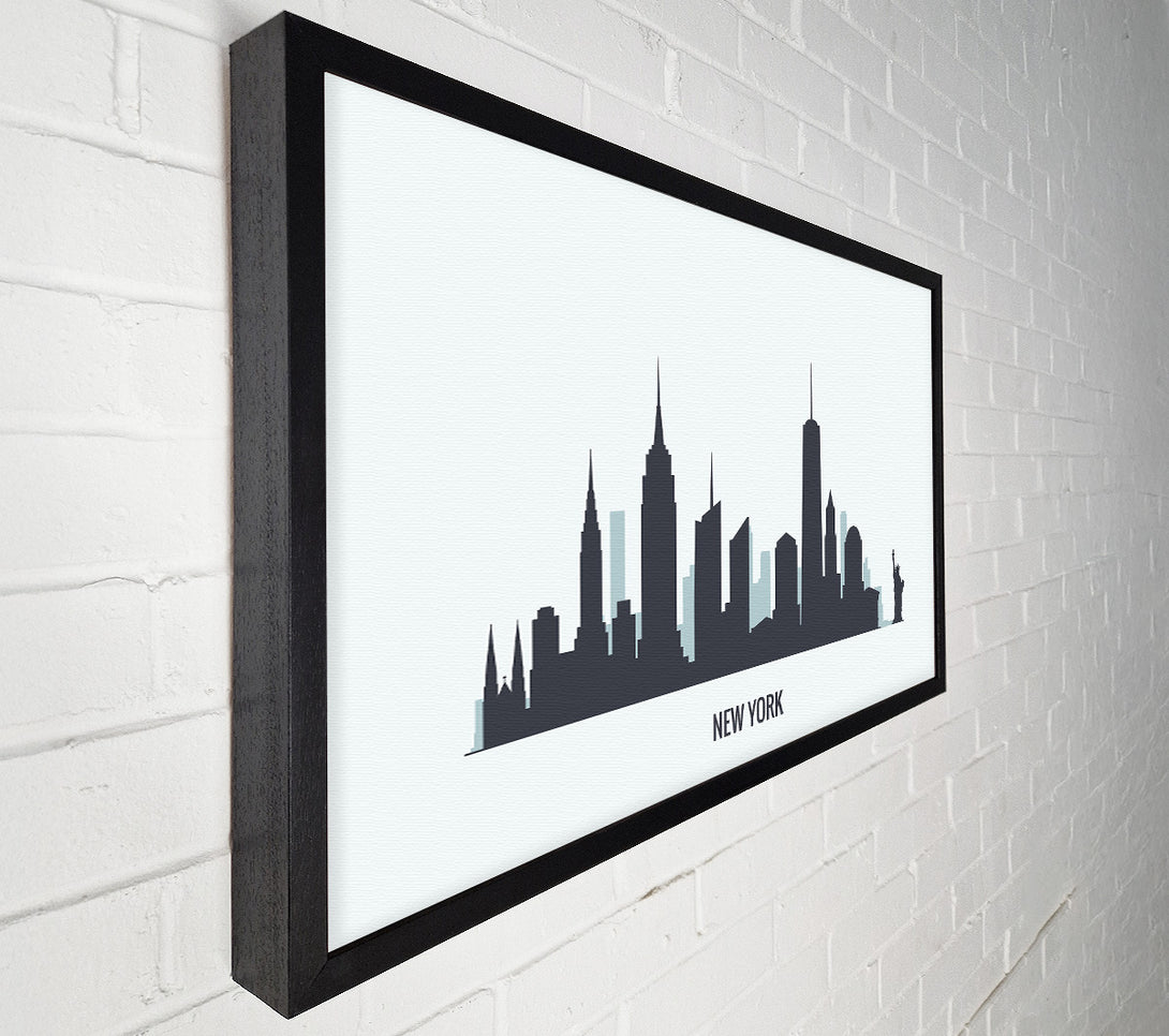  A Canvas Print of Grey Skyline Dreams Canvas Wall Art