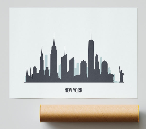 Grey Skyline Dreams Print