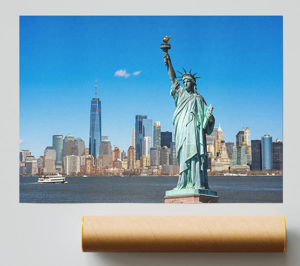Green Lady'S View Poster