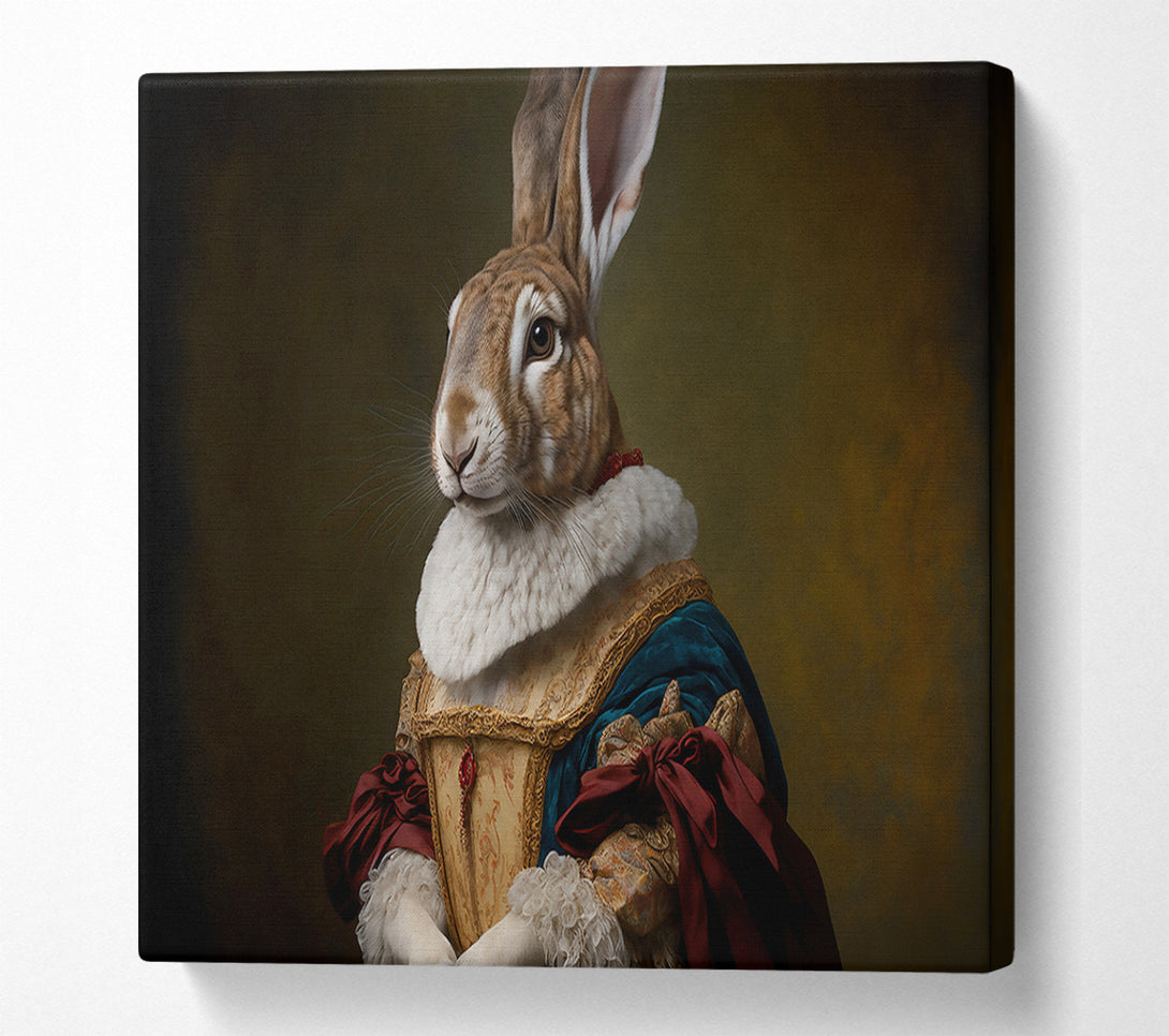  A Canvas Print of The Teal Majesty Canvas Print